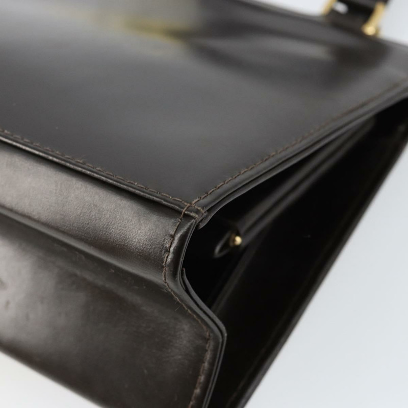 【日本直送】FENDI 手提包 皮革 棕色 金色 正品 gh869-14