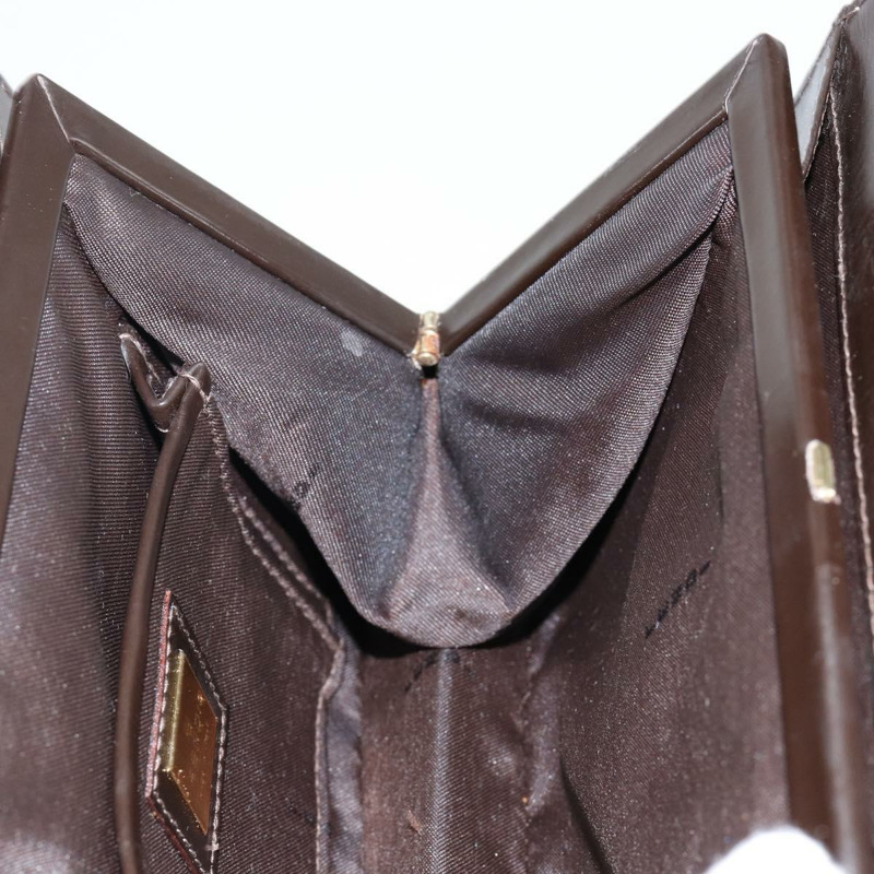 【日本直送】FENDI 手提包 皮革 棕色 金色 正品 gh869-18