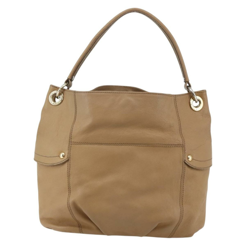 【日本直送】BURBERRY 藍標單肩包 皮革 米色 金色 正品 ti3445-1