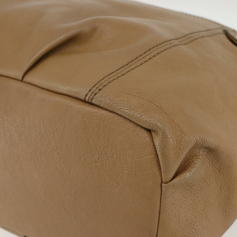 【日本直送】BURBERRY 藍標單肩包 皮革 米色 金色 正品 ti3445-14