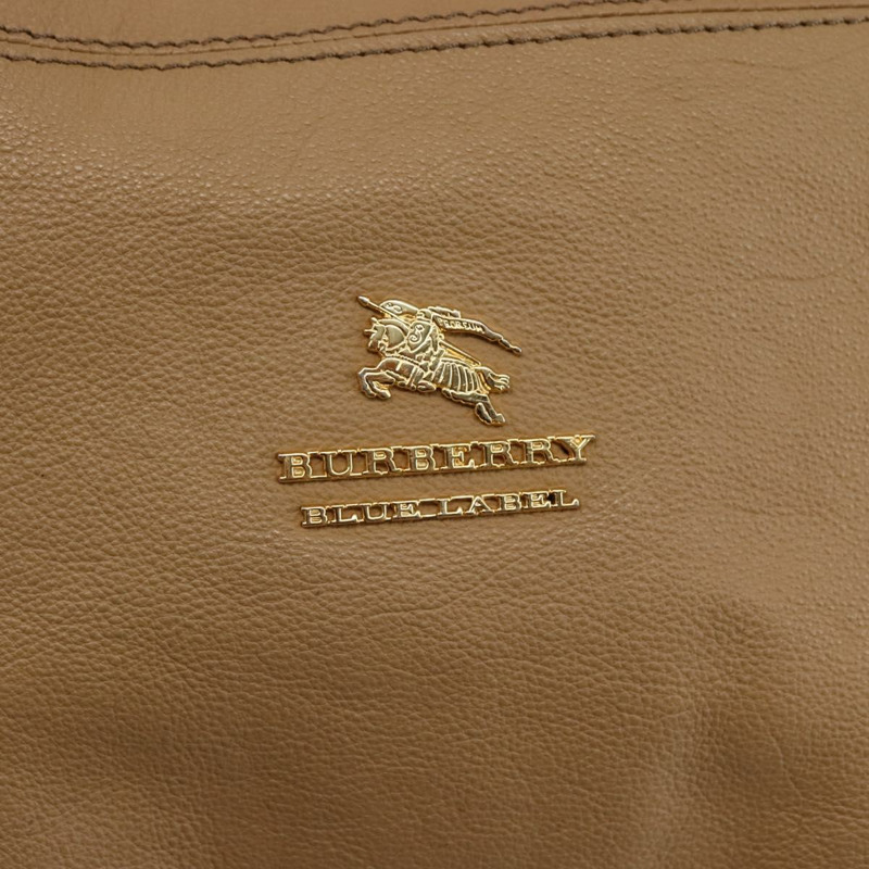 【日本直送】BURBERRY 藍標單肩包 皮革 米色 金色 正品 ti3445-16