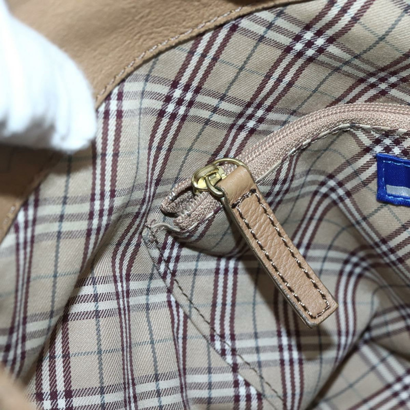 【日本直送】BURBERRY 藍標單肩包 皮革 米色 金色 正品 ti3445-17