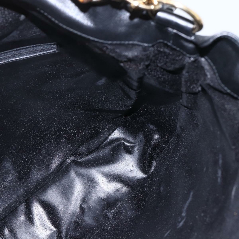 【日本直送】GUCCI 竹節手提包 皮革 兩用 黑色 金色 001 1577 8270 正品 gh768-20