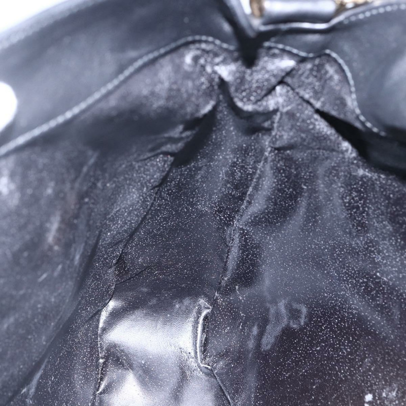 【日本直送】GUCCI 竹節手提包 皮革 兩用 黑色 金色 001 1577 8270 正品 gh768-21