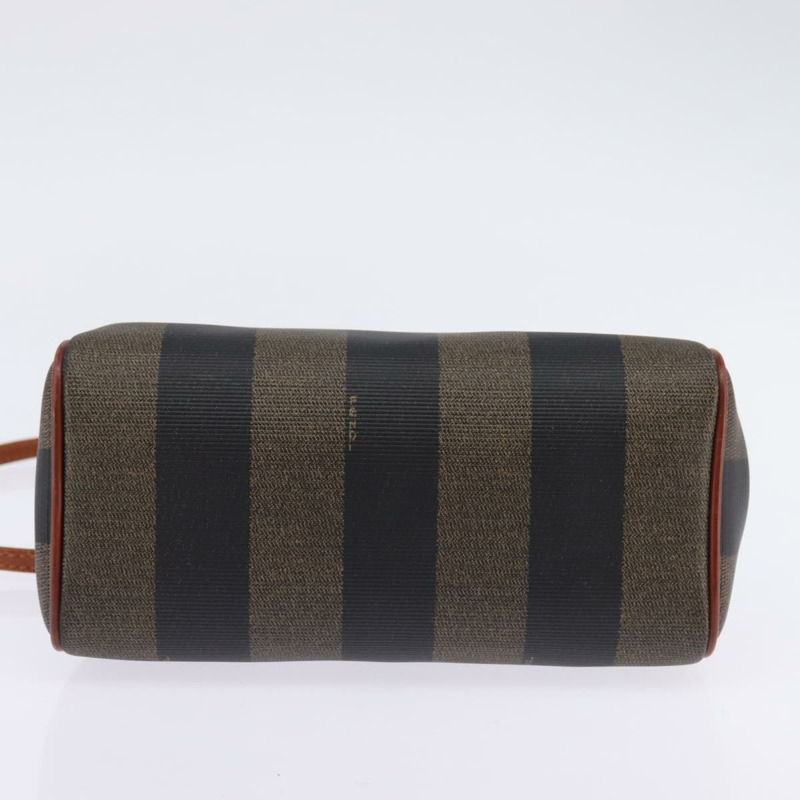 【日本直送】FENDI 胡桃色帆布手提包 PVC 兩用黑色棕色 正品 gh778-4