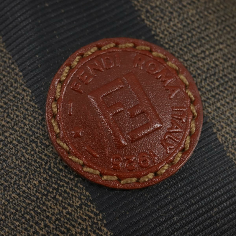 【日本直送】FENDI 胡桃色帆布手提包 PVC 兩用黑色棕色 正品 gh778-17