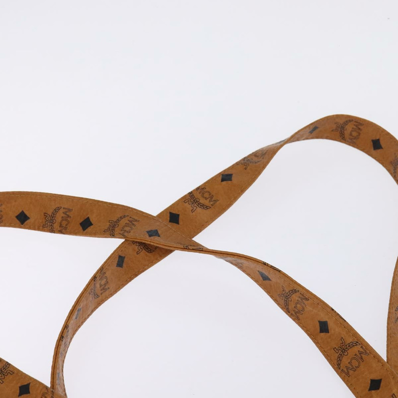 【日本直送】MCM Logoogram Vicetos 手提包 PVC 皮革 棕色 金色 正品 gh881-7