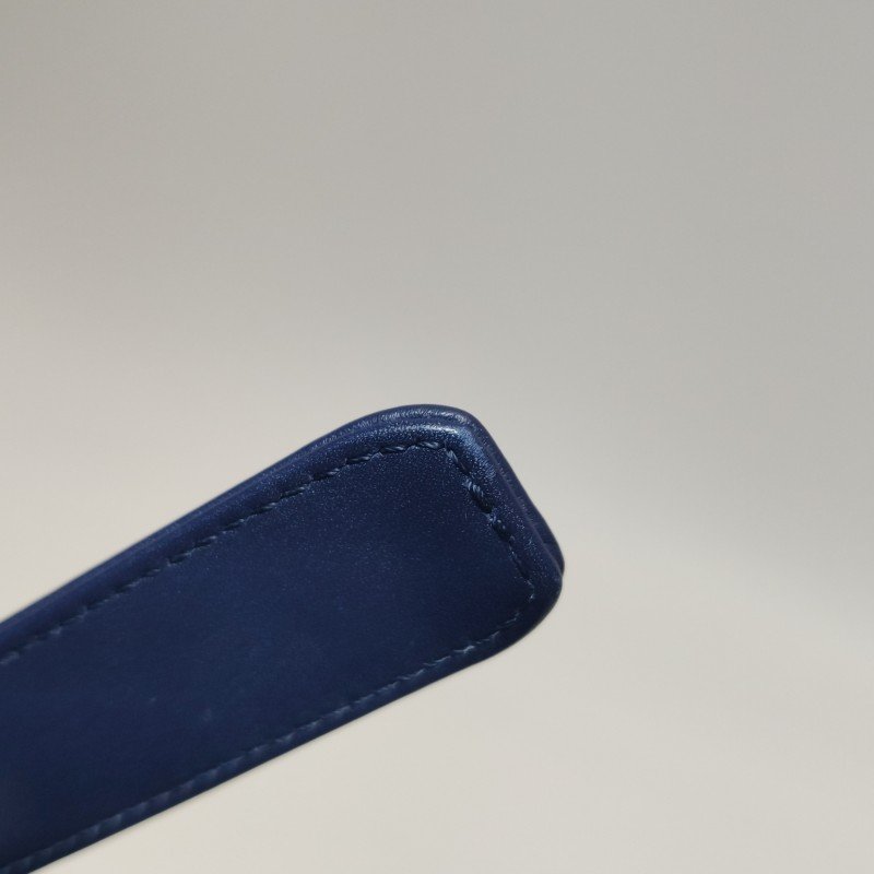 Chanel 19 Bag Maxi 牛皮牛仔布菱格絎縫穿皮雙扣單肩包-10