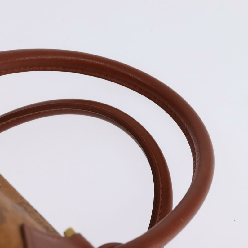 【日本直送】MCM Logoogram Vicetos 波士頓包 PVC 皮革 棕色 金色 正品 gh901-7