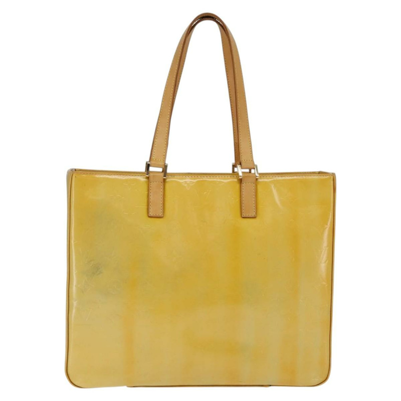 【日本直送】路易威登 Monogram Vernis Columbus 手提包 灰色 M91028 LV 正品 gh879-1