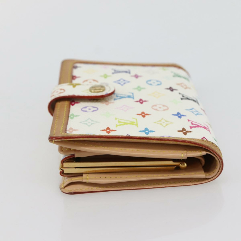 【日本直送】路易威登 多色 Portefeuille Viennois 皮夾 白色 M92987 正品 ac3880-2