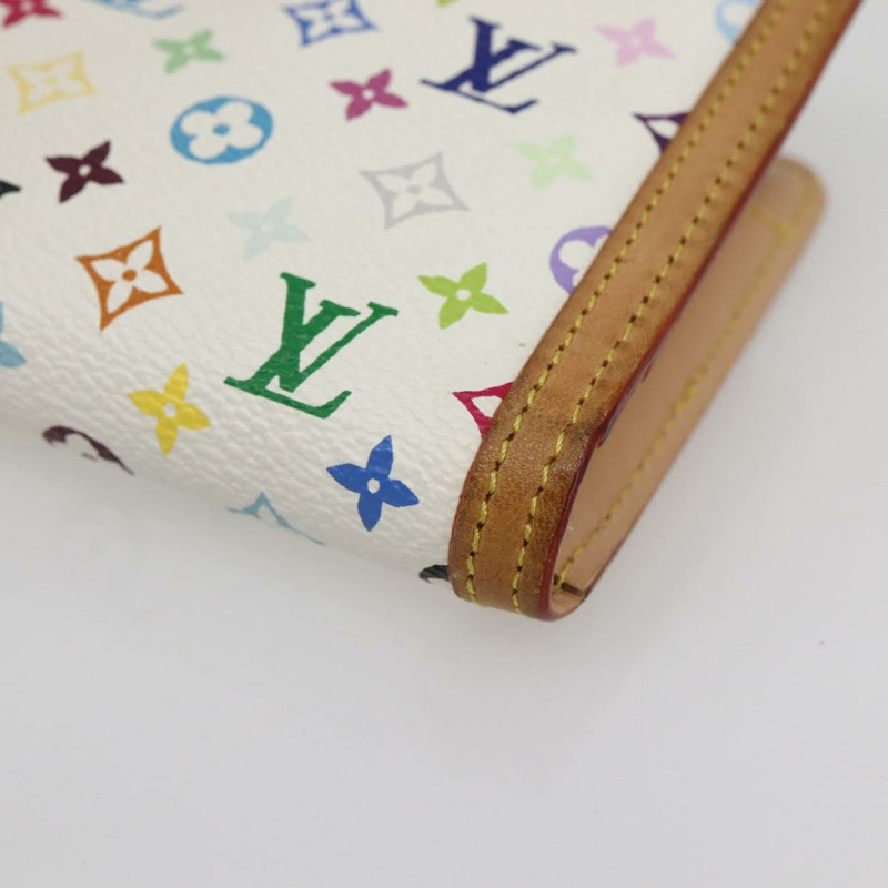 【日本直送】路易威登 多色 Portefeuille Viennois 皮夾 白色 M92987 正品 ac3880-6
