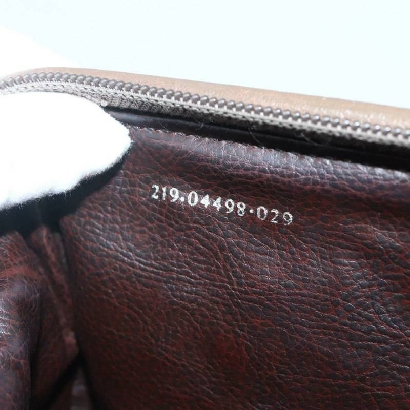 【日本直送】FENDI 手提包 皮革 棕色 金色 Auth kk558-11