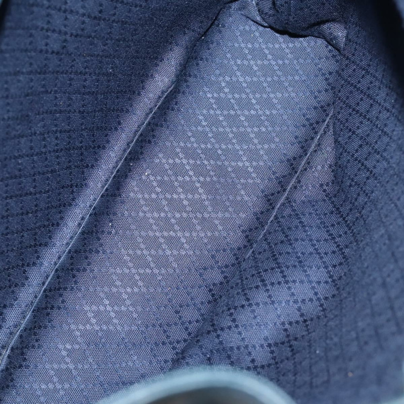 【日本直送】GUCCI 竹節雙肩包 皮革 海軍藍 金色 003 2058 0016 Auth kk564-10