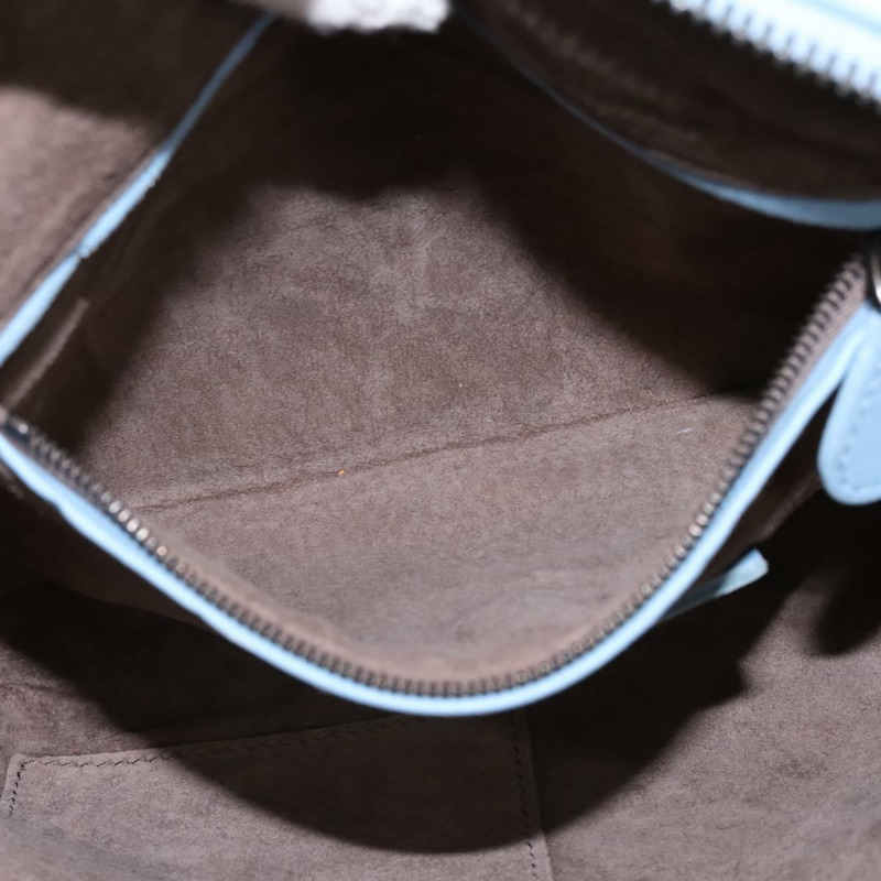 【日本直送】BOTTEGA VENETA INTRECCIATO 皮革肩背包 淺藍色 正品 gh923-10