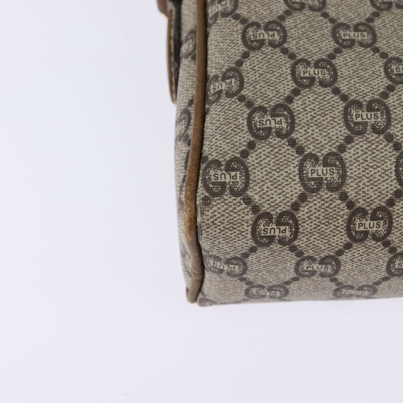 【日本直送】GUCCI GG Plus Supreme Web Sherry Line 單肩包 PVC 米色 金色 正品 gh909-14