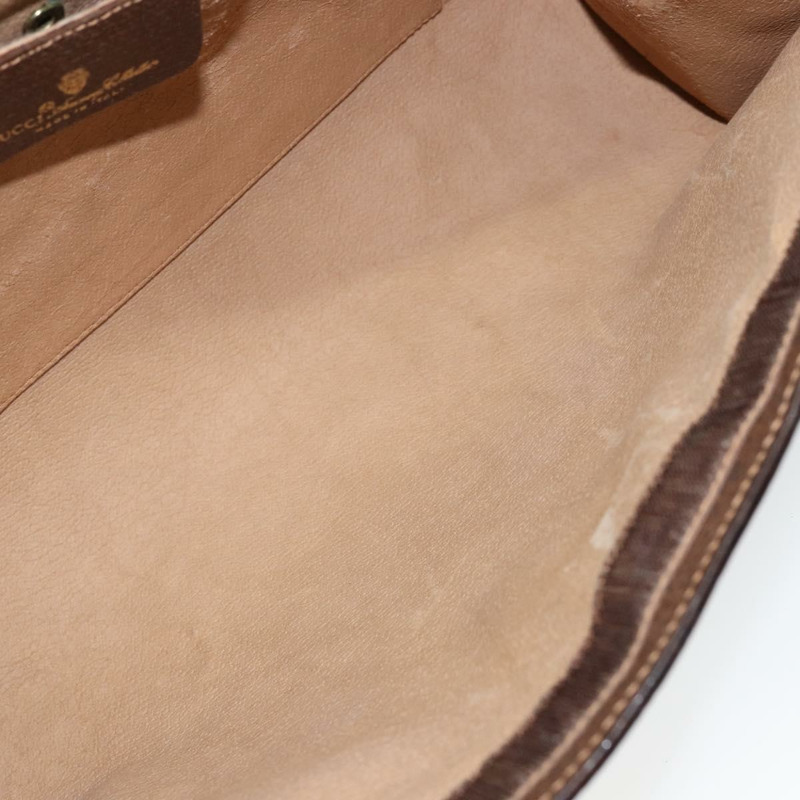 【日本直送】GUCCI GG Supreme Web Sherry Line 手拿包 米色 金色 156 01 033 Auth mr1505-8