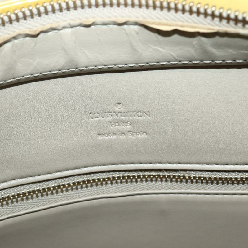 【日本直送】路易威登 Monogram Vernis Houston 手提包 米色 M91004 LV Auth mr1506-9