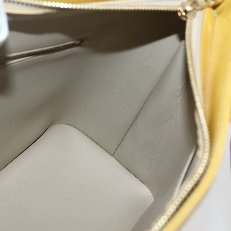 【日本直送】路易威登 Monogram Vernis Houston 手提包 米色 M91004 LV Auth mr1506-17