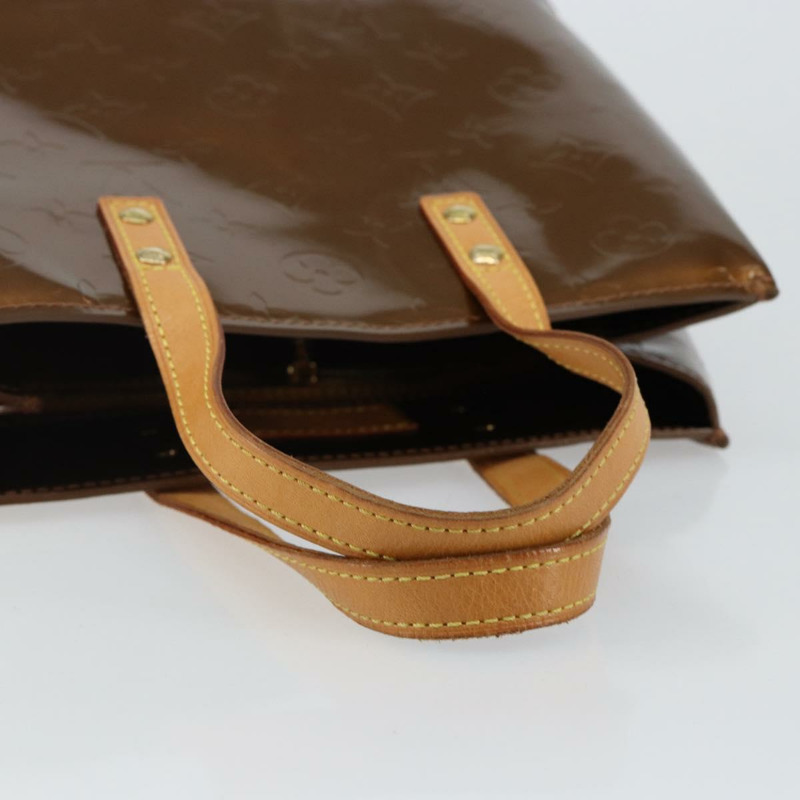 【日本直送】路易威登 Monogram Vernis Reade PM 手提包 青銅色 M91146 LV Auth 144988-6