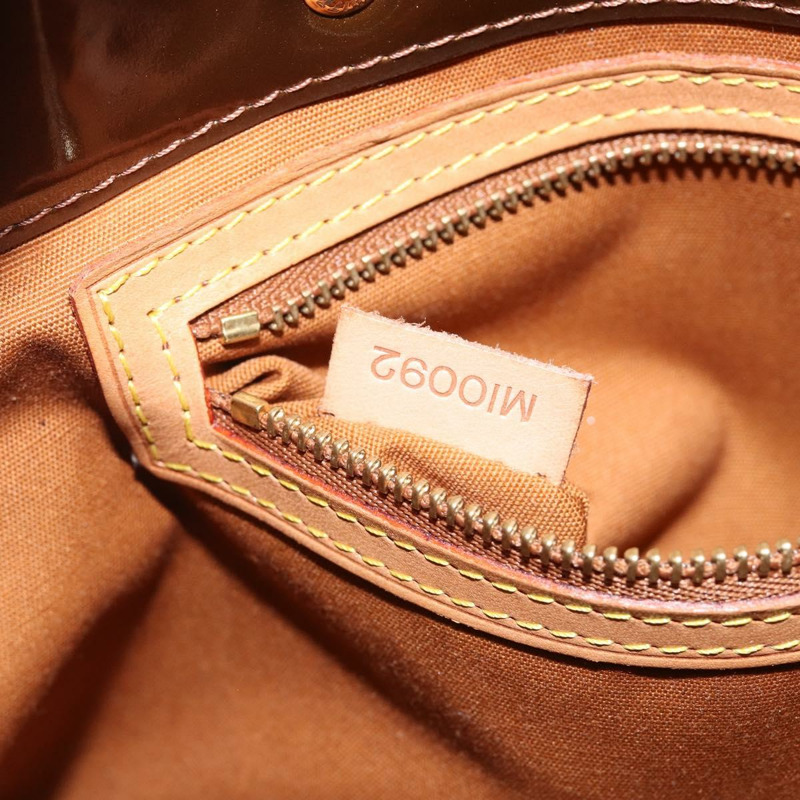 【日本直送】路易威登 Monogram Vernis Reade PM 手提包 青銅色 M91146 LV Auth 144988-11