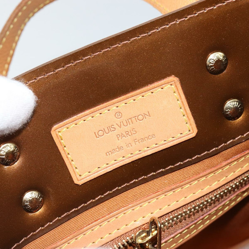 【日本直送】路易威登 Monogram Vernis Reade PM 手提包 青銅色 M91146 LV Auth 144988-16