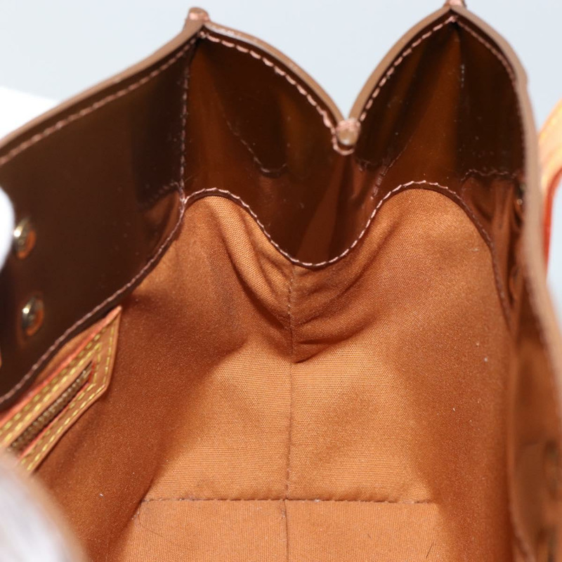 【日本直送】路易威登 Monogram Vernis Reade PM 手提包 青銅色 M91146 LV Auth 144988-17