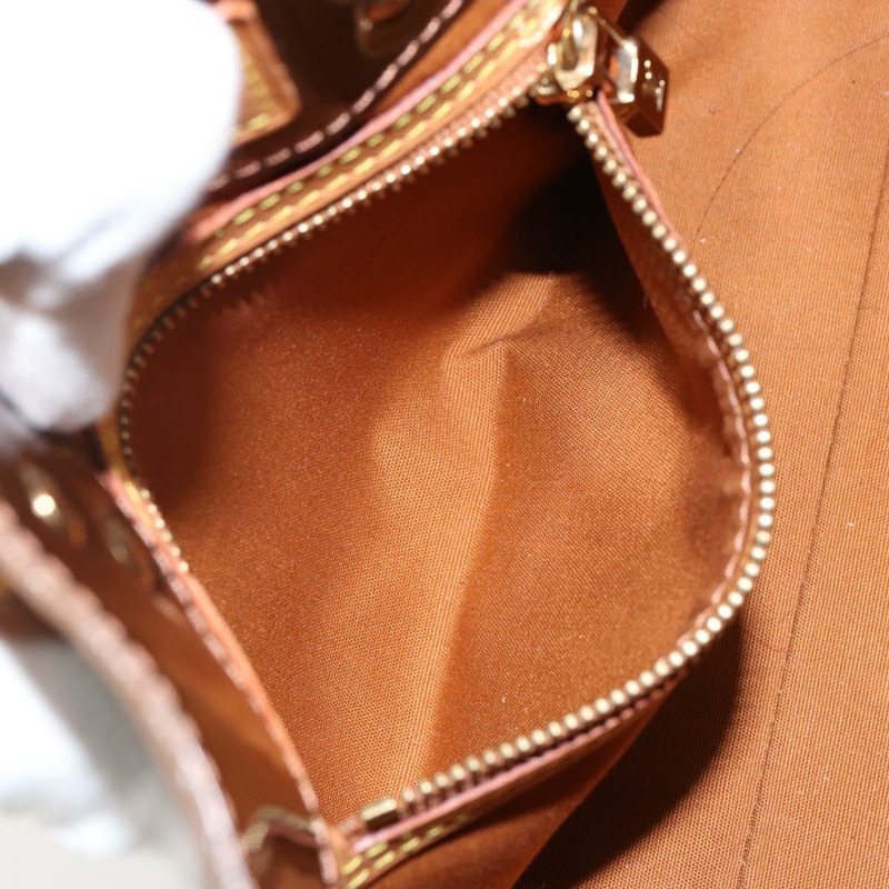 【日本直送】路易威登 Monogram Vernis Reade PM 手提包 青銅色 M91146 LV Auth 144988-19