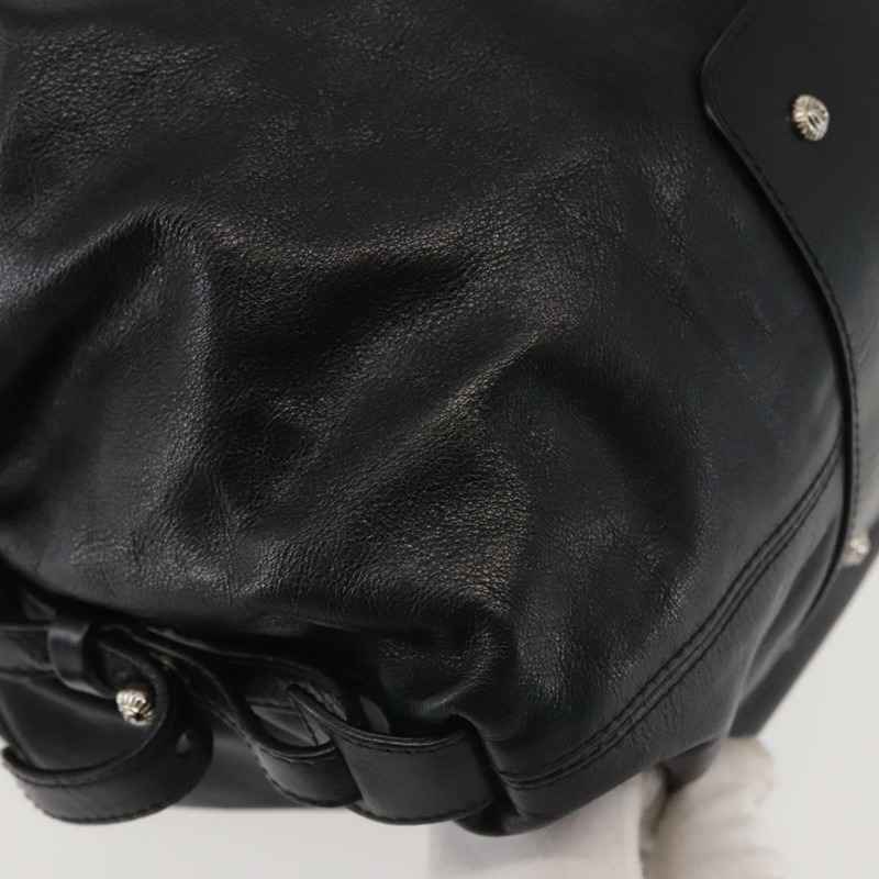 【日本直送】Salvatore Ferragamo Gancini 手提包 皮革 黑色 銀色 正品 BA6377-8