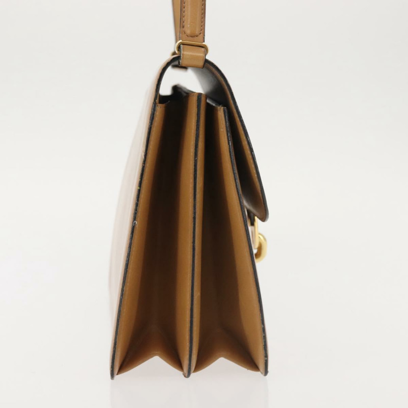 【日本直送】Christian Dior 皮革單背包 米色 金色 正品 BA6375-3