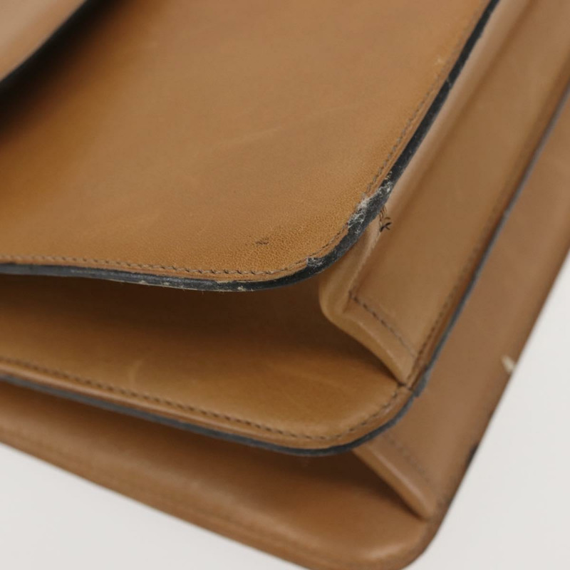 【日本直送】Christian Dior 皮革單背包 米色 金色 正品 BA6375-9