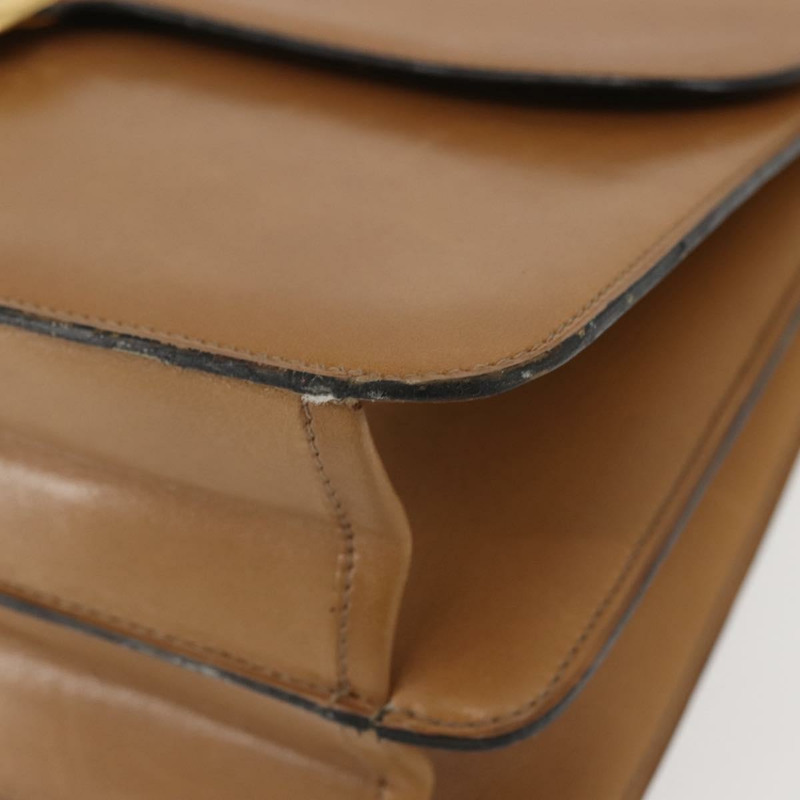 【日本直送】Christian Dior 皮革單背包 米色 金色 正品 BA6375-13