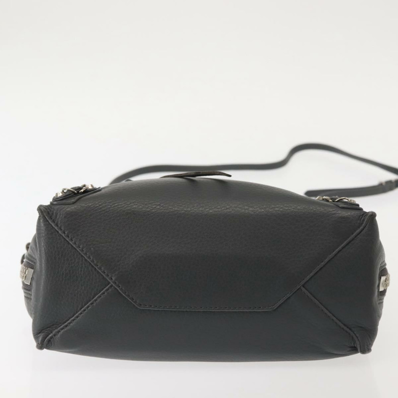 【日本直送】BALENCIAGA Paper 迷你手袋 皮革 兩用 灰色/銀色 357333 正品 gh940-4