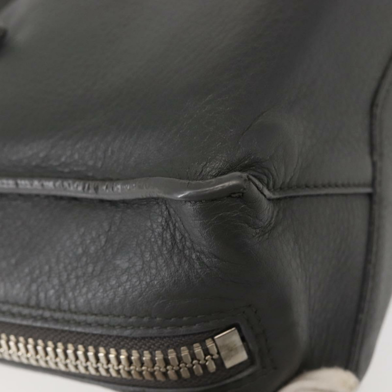 【日本直送】BALENCIAGA Paper 迷你手袋 皮革 兩用 灰色/銀色 357333 正品 gh940-16