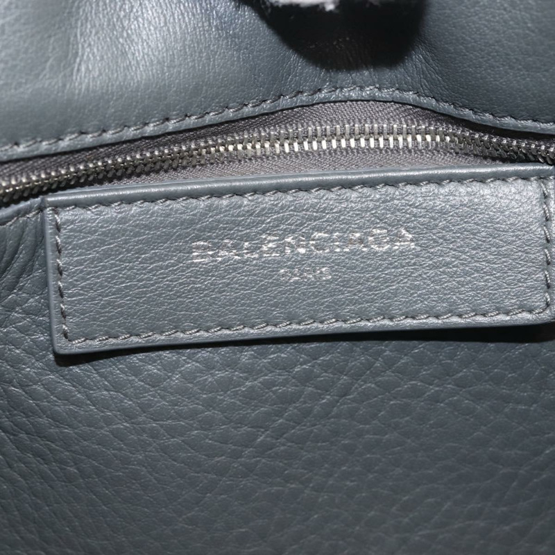 【日本直送】BALENCIAGA Paper 迷你手袋 皮革 兩用 灰色/銀色 357333 正品 gh940-21