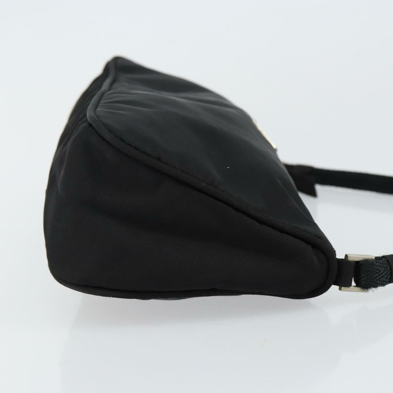 【日本直送】PRADA 尼龍黑色銀色配件包 Auth 145046-2