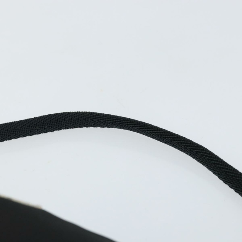 【日本直送】PRADA 尼龍黑色銀色配件包 Auth 145046-7