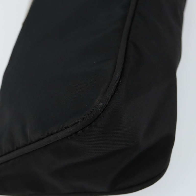 【日本直送】PRADA 尼龍黑色銀色配件包 Auth 145046-13
