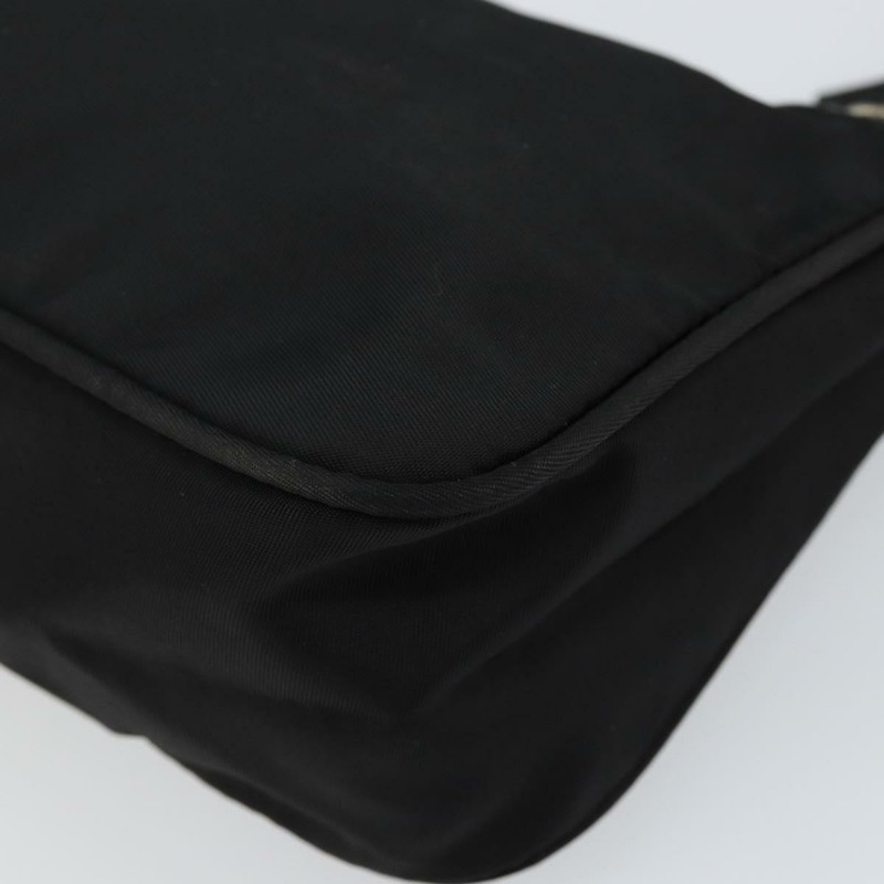 【日本直送】PRADA 尼龍黑色銀色配件包 Auth 145046-14