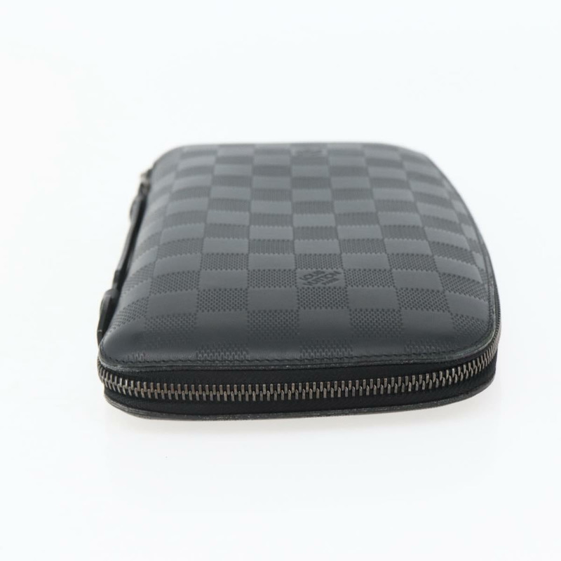 【日本直送】路易威登 Damier Infini Organizer Atholl 包 黑色 N41382 LV Auth BA6356-5