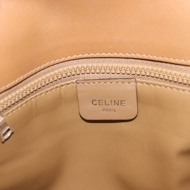 【日本直送】CELINE Macadam帆布肩背包 PVC 米色 金色 正品 144939-18