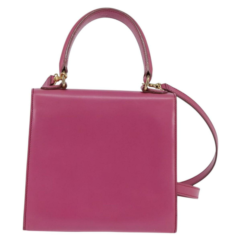 【日本直送】CELINE 手提包 皮革 兩用 粉金配色 正品 144871-1