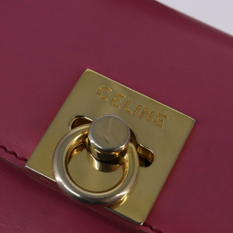 【日本直送】CELINE 手提包 皮革 兩用 粉金配色 正品 144871-17