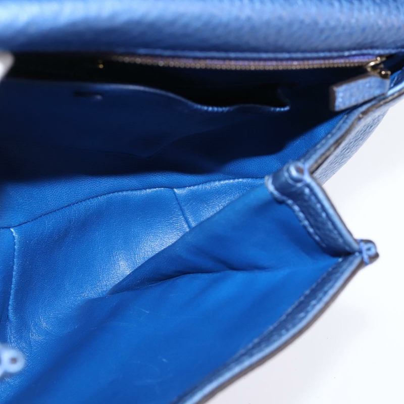 【日本直送】GUCCI 竹節肩背包 皮革 藍色 0525040 347101 正品 144873-18