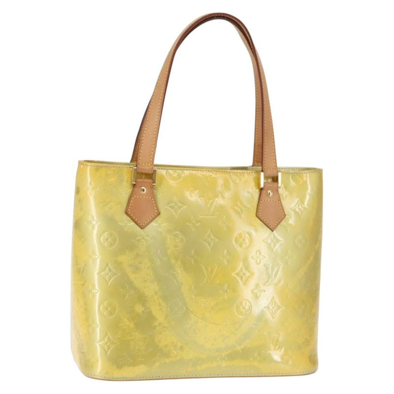 【日本直送】路易威登 Monogram Vernis Houston 手提包 灰色 M91053 LV 正品 145309-0