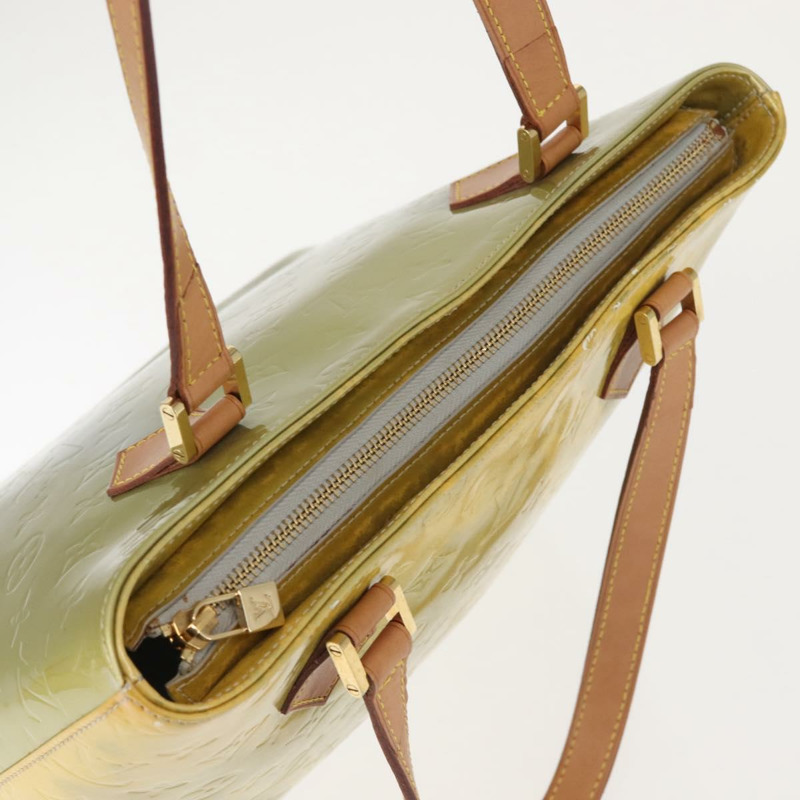 【日本直送】路易威登 Monogram Vernis Houston 手提包 灰色 M91053 LV 正品 145309-6