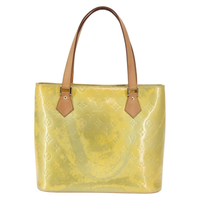 【日本直送】路易威登 Monogram Vernis Houston 手提包 灰色 M91053 LV 正品 145309-12