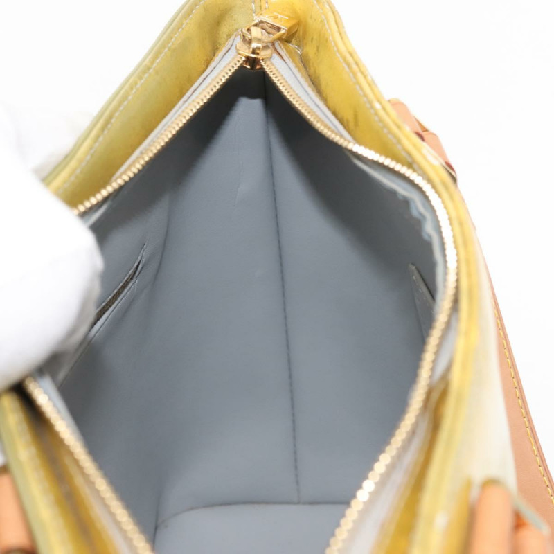 【日本直送】路易威登 Monogram Vernis Houston 手提包 灰色 M91053 LV 正品 145309-18