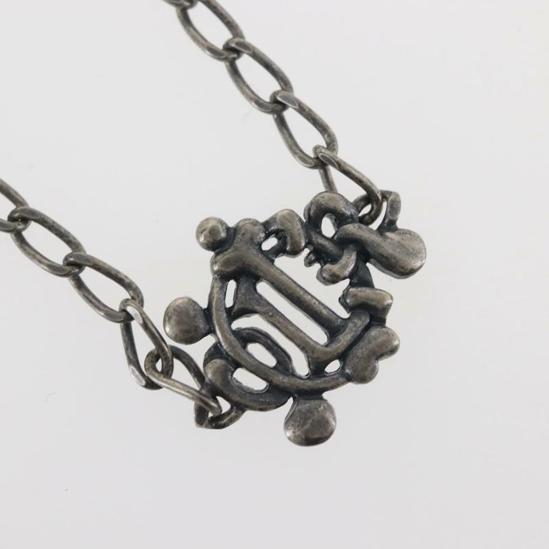 【日本直送】Christian Dior 項鍊 金屬 銀色 Auth 143373-2