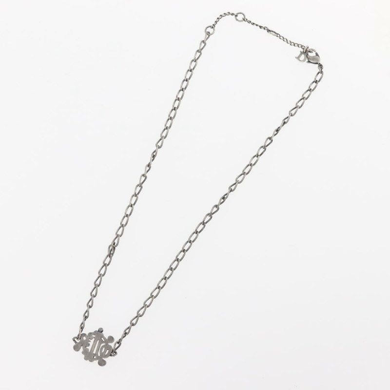 【日本直送】Christian Dior 項鍊 金屬 銀色 Auth 143373-6